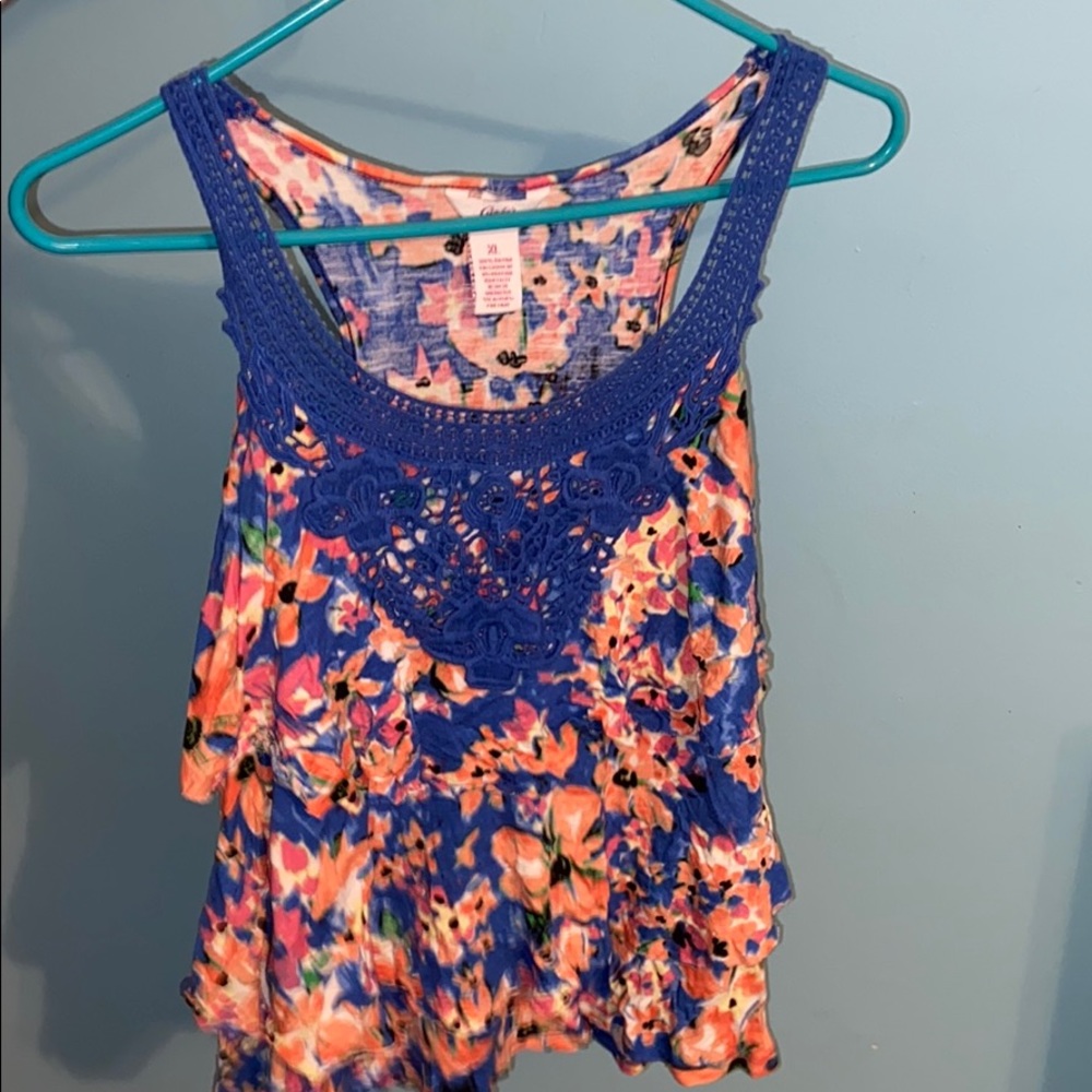 Floral Summer Tank Top